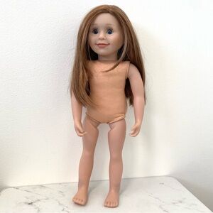 Maplelea Charlsea Doll 18 Inch Canadian BC Light Brown Dark Blonde Hair